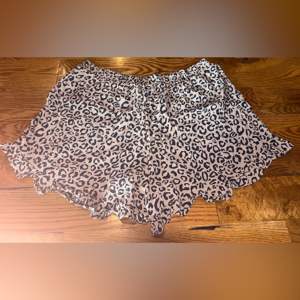 American Eagle. Leopard Ruffle Bottom Elastic Wai… - image 2
